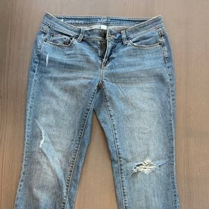 LOFT modern skinny light-wash jeans